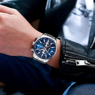 Zegarek ZEGAREK MĘSKI CURREN 8351 (zc022a) CHRONOGRAF +BOX - Zegarki męskie - miniaturka - grafika 4
