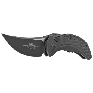 Nóż automatyczny Microtech Brachial Auto Black Alumunium, Black M390 by Bastinelli and Tony Marfione (268A-1T) - Noże - miniaturka - grafika 2