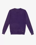 Swetry męskie - Gianni Lupo sweter męski, fioletowy, S-4XL - miniaturka - grafika 1