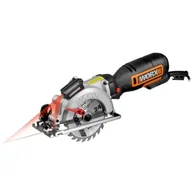 Piły elektryczne - WORX Worx 710W Piła tarczowa ręczna Worxsaw XL, głębokość cięcia 46 mm, średnica tarczy 115 mm do 120 mm, średnica otworu montażowego 9,5 mm, WX427, czarny - miniaturka - grafika 1