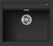 Zlewozmywaki - Zlew ELLECI BEST 105 K86 Black - miniaturka - grafika 1