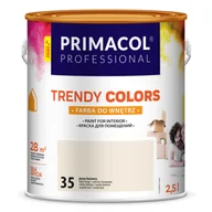 Farby wewnętrzne - Primacol Farba Trendy Colors jasny beżowy (35) 2,5 l Professional - miniaturka - grafika 1