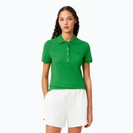 Koszulki i topy damskie - Koszulka polo damska Lacoste Polo PF5462 calathea - miniaturka - grafika 1
