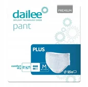 Pieluchy dla dorosłych - Dailee Pant Premium Plus Majtki Chłonne Rozmiar M 15 Sztuk - miniaturka - grafika 1