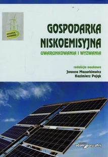 Gospodarka niskoemisyjna. Uwarunkowania i wyzwania - Ekonomia - miniaturka - grafika 1