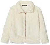 Kurtki i płaszcze dla chłopców - Regatta Dziecięcy polar Kezia na całej długości biały Jasna wanilia Size 9-10 - miniaturka - grafika 1