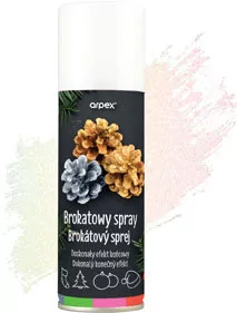 Arpex Farba dekoracyjna brokatowa multikolor w areozolu KA6081 100 ml - Przybory szkolne - miniaturka - grafika 1