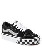 Buty dla dziewczynek - Vans Tenisówki Sk8-Low VN0A7Q5LAC91 Czarny - miniaturka - grafika 1