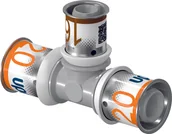 Łączniki, trójniki, kształtki - Uponor S-Press PLUS trójnik redukcyjny PPSU 20-16-20 - miniaturka - grafika 1