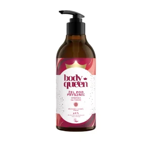 BODY QUEEN Regenerujący żel pod prysznic Wisienka na Torcie 400ml - Kosmetyki do kąpieli - miniaturka - grafika 1