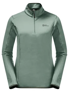 Jack Wolfskin Koszulka funkcyjna "Baiselberg" w kolorze jasnozielonym - Koszulki sportowe damskie - miniaturka - grafika 1