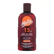 Balsamy i kremy do opalania - Malibu Dry Oil Gel SPF15 preparat do opalania ciała 200 ml unisex - miniaturka - grafika 1