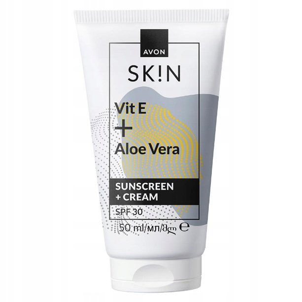 AVON SK!N Krem do twarzy i do opalania z SPF30 2w1