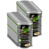 Mokra karma dla psów - PRO PLAN Veterinary Diets HA Hypoallergenic Karma mokra dla psa mus 18x400g - miniaturka - grafika 1