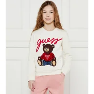 Bluzy dla dziewczynek - Guess Bluza Regular Fit - miniaturka - grafika 1