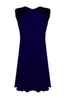 Piżamy damskie - HALKA ABBIE WISKOZA GRANAT - D Karen - miniaturka - grafika 1