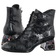 Botki damskie - Botki Czarne/Szare 57C0132 (AR183-a) Artiker - miniaturka - grafika 1