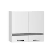 Szafki kuchenne - Szafka kuchenna wisząca 80 BONO WS80 biała - miniaturka - grafika 1