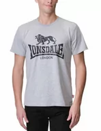 Koszulki męskie - Lonsdale Promo męskie spodenki sportowe (T-shirt Logo), kolor: szary , rozmiar: s - miniaturka - grafika 1