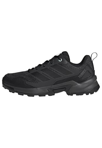 adidas Kobiety Terrex Eastrail 3 Hiking Shoes, Carbon/Core Black/Semi Flash Aqua, 43 1/3 EU