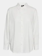 Koszule damskie - Vero Moda Koszula Linn 10305085 Biały Relaxed Fit - miniaturka - grafika 1
