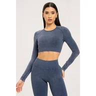 Kimona, stroje i obuwie - Rashguard fitness damski Gym Glamour sprany - miniaturka - grafika 1