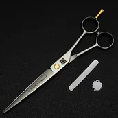 Nożyczki fryzjerskie - TEMU Toughness Profesjonalne Maszynki do Strzyżenia 7-Calowe dla Mężczyzn i Kobiet, i Kręcone Włosy, Przerzedzanie, Praworęczność, Trwałe i Bez - miniaturka - grafika 1