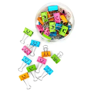 BINDER KLIP 25mm TUBA BUŹKI 48szt - Spinacze i klipsy do papieru - miniaturka - grafika 1
