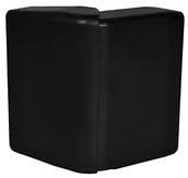 Kanały kablowe - Hager polo Kąt zewnętrzny reg SL20080 czarny SL2008039011 SL2008039011 - miniaturka - grafika 1