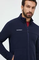 Bluzy męskie - Mammut bluza sportowa Innominata Light ML kolor granatowy gładka - miniaturka - grafika 1