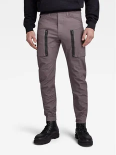 G-Star Raw Spodnie materiałowe Zip Pkt 3D D21975-D504-G077 Szary Skinny Fit - Spodnie męskie - miniaturka - grafika 1