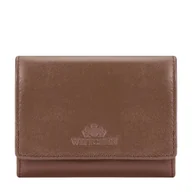 Portfele - Średnia portmonetka damska skórzana taupe - miniaturka - grafika 1