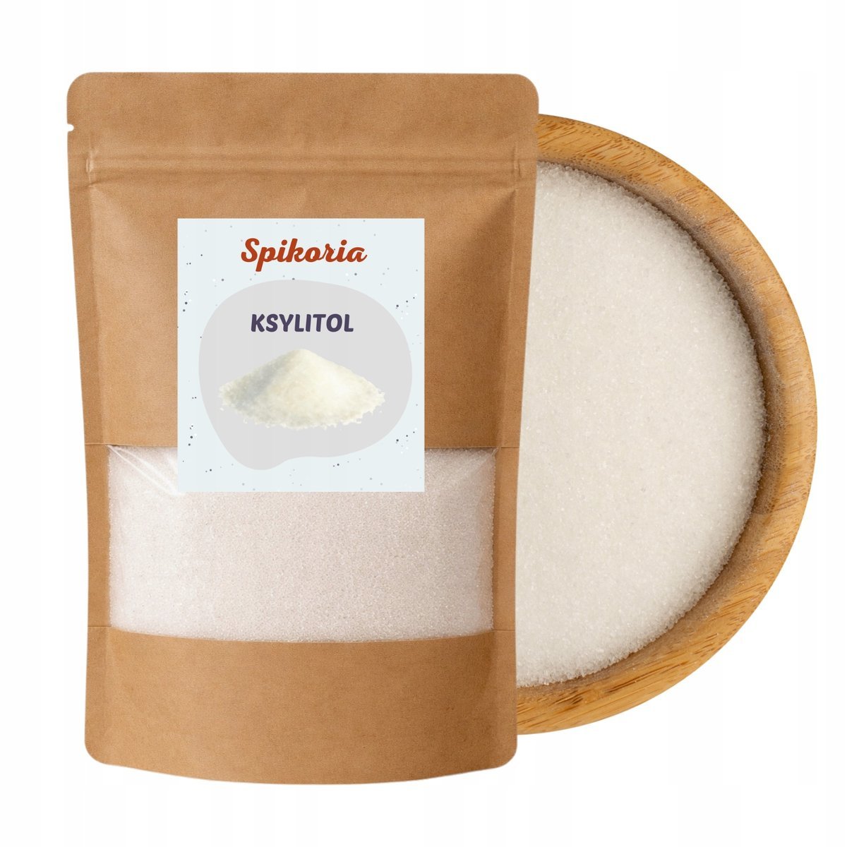 KSYLITOL FIŃSKI 1kg cukier brzozowy zamiennik cukru Spikoria