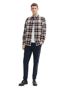 Tom Tailor Koszula - Regular fit - w kolorze czarno-jasnobrązowym - Koszule męskie - miniaturka - grafika 1