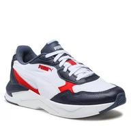 Buty dla dziewczynek - Sneakersy Puma X-Ray Speed Lite Jr 385524 20 Puma Navy-Puma White-For All Time Red-Inky Blue - miniaturka - grafika 1