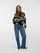 Swetry damskie - Vero Moda Sweter w kolorze czarnym - miniaturka - grafika 1