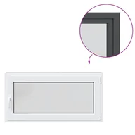 Tablice i flipcharty - vidaXL Okno piwniczne RISOR 120x60 cm uchylno-rozwierne DIN prawe - miniaturka - grafika 1