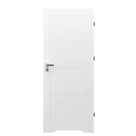 Drzwi wewnętrzne - Porta Drzwi wewnętrzne łazienkowe Trim W 80 Prawe Białe - miniaturka - grafika 1
