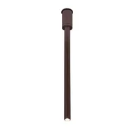 Lampy sufitowe - Sufitowa lampa sopel ALHA 9678 Dohar metalowy do biura brązowa - miniaturka - grafika 1