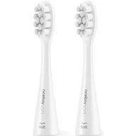 Końcówki do szczoteczek elektrycznych - Niceboy końcówka do szczoteczki Sonic Soft white 2 szt - miniaturka - grafika 1