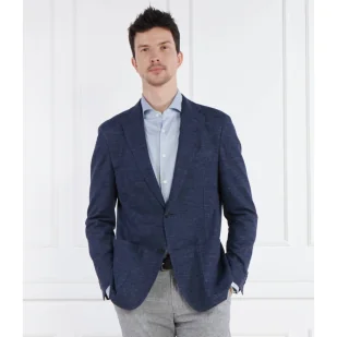 Windsor Lniana marynarka 13 Giro-J35 | Shaped fit - Marynarki męskie - miniaturka - grafika 1