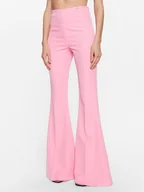 Spodnie damskie - Nissa Spodnie materiałowe P13934 Różowy Regular Fit - miniaturka - grafika 1