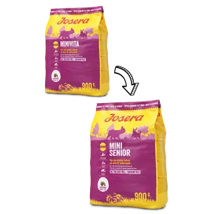 JOSERA MiniSenior 900g - Sucha karma dla psów - miniaturka - grafika 2