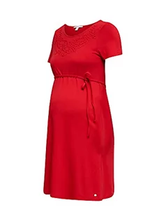 Sukienki ciążowe - ESPRIT Maternity Sukienka damska Ss, czerwony (Red 630), XL - grafika 1