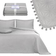 Narzuty - AmeliaHome narzuta na łóżko MEADORE srebrna 170x270 - miniaturka - grafika 1