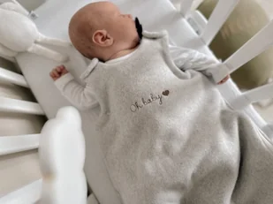 Śpiworek Do Spania Organic Fleecy Grey - Śpiworki dla dzieci - miniaturka - grafika 1