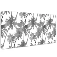 Podkładki na biurko - Podkładka na biurko Szare egzotyczne drzewa 100x50 cm - miniaturka - grafika 1