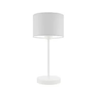 Lampy stojące - Lampka nocna LYSNE Nicea, 60 W, E27, jasnoszara/biała, 39,5x17,5 cm - miniaturka - grafika 1