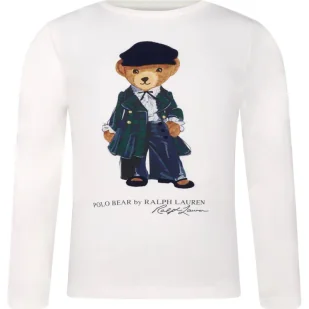 POLO RALPH LAUREN Bluzka Regular Fit - Bluzy dla dziewczynek - miniaturka - grafika 1