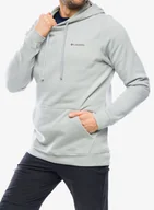 Bluzy sportowe męskie - Bluza z kapturem Columbia Trek Graphic Hoodie - grey heather/checkered range - miniaturka - grafika 1
